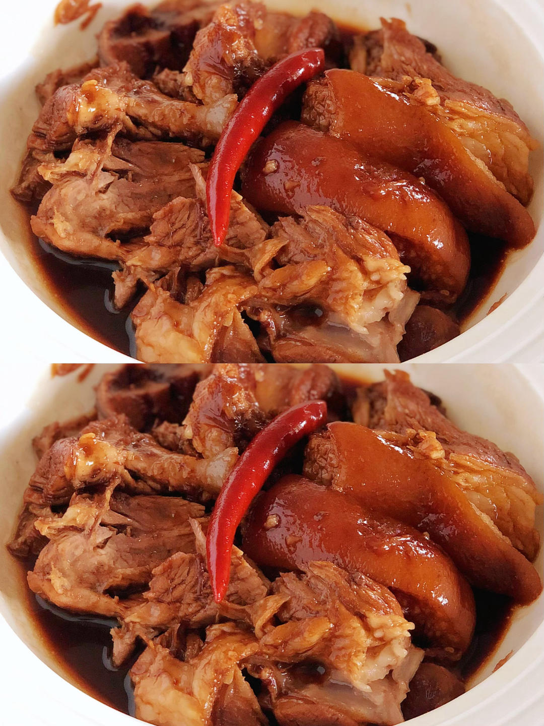 冰糖肘子，香香糯糯不腥不柴湯汁拌飯巨香巨好吃，附萬能燉肉調(diào)料配方，燉鞋底都好吃