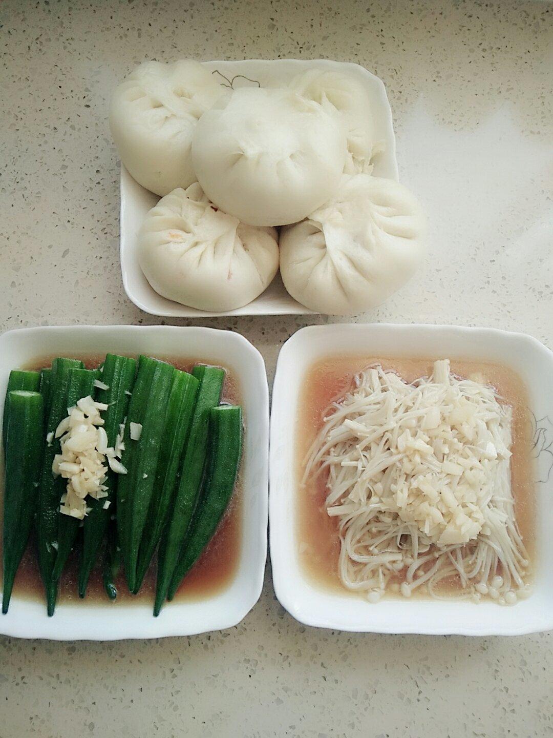 蒜蓉秋葵