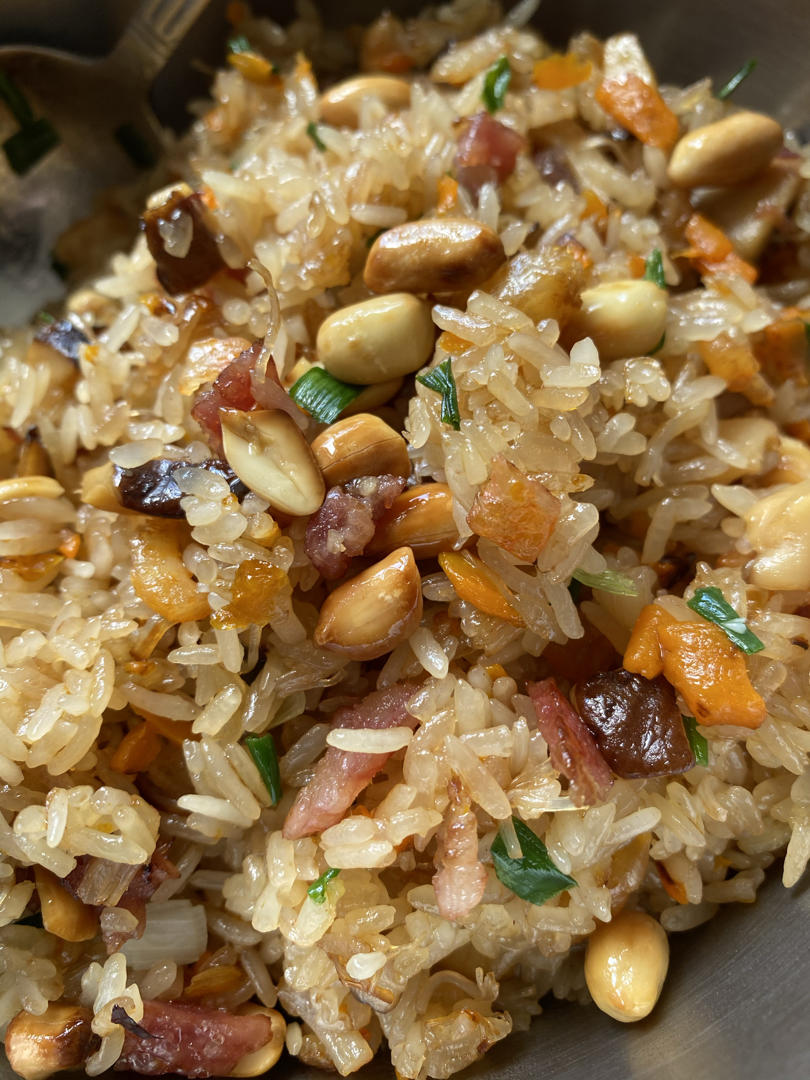 纹绣师～娴做的生炒糯米饭