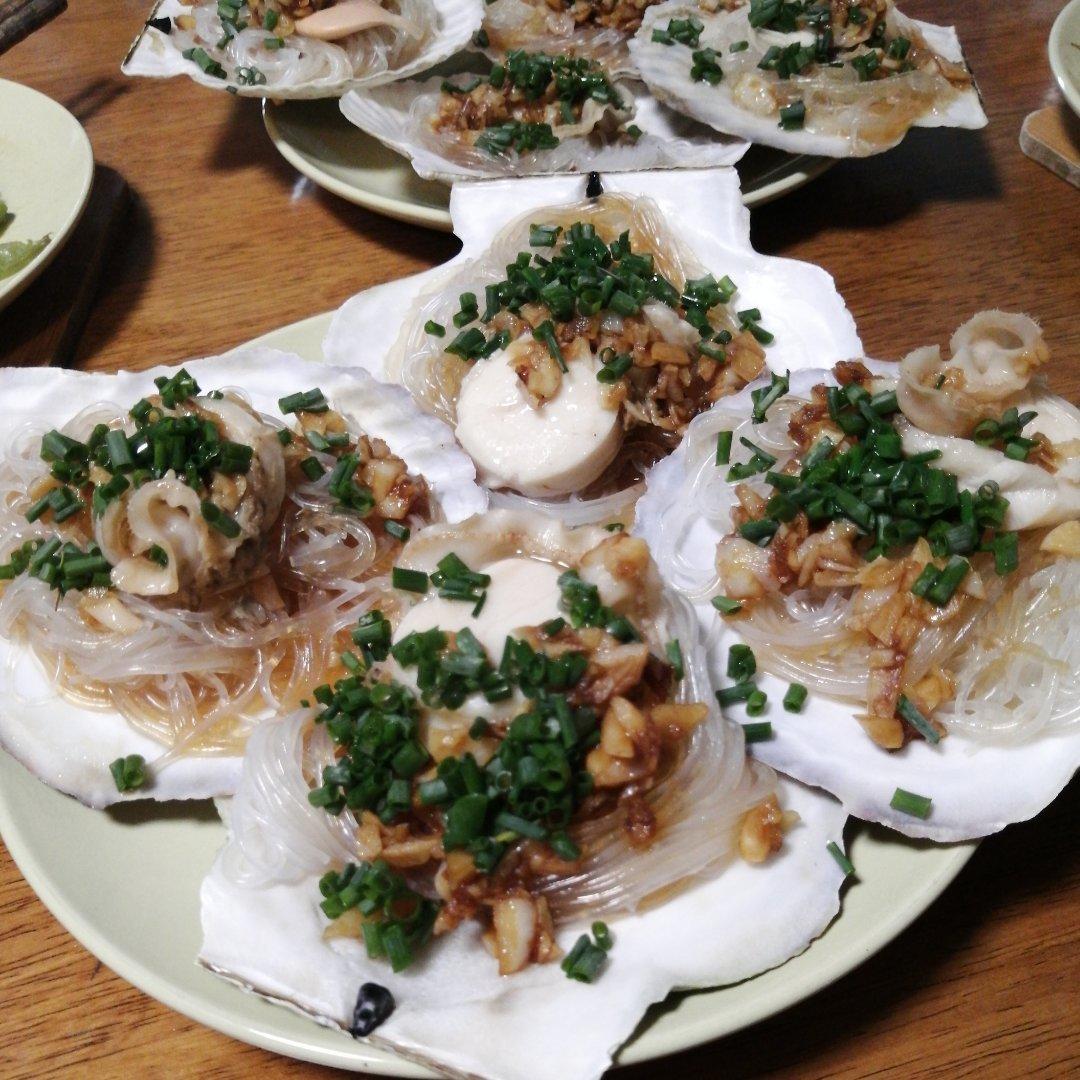 蒜蓉粉丝蒸扇贝