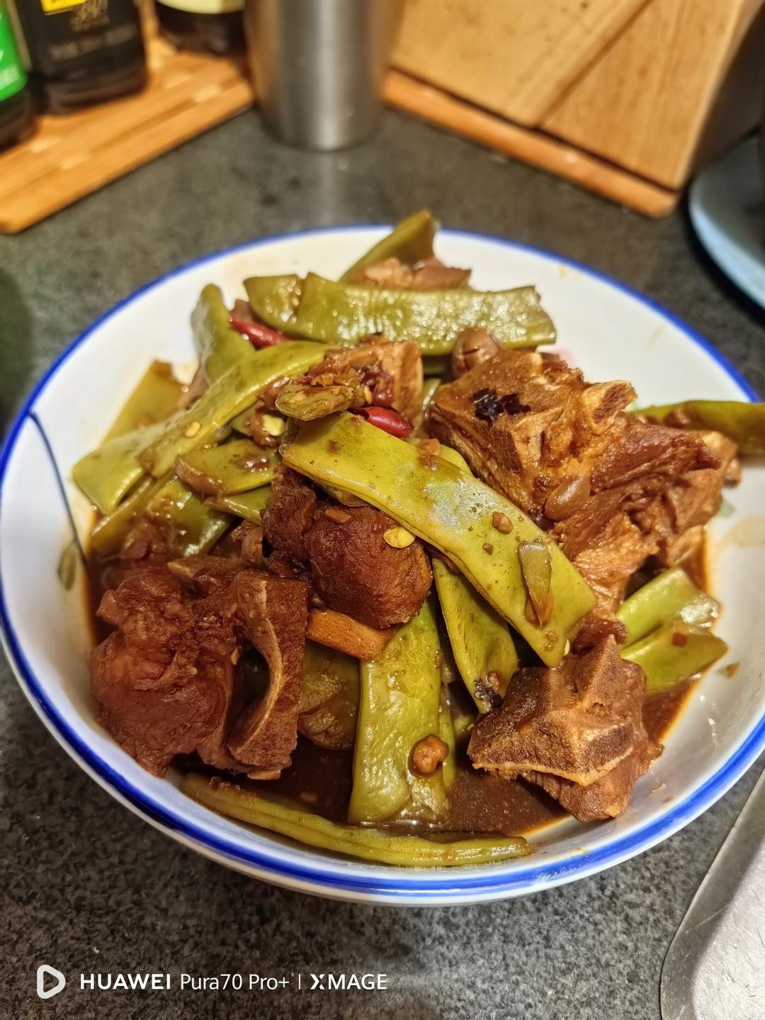 排骨炖豆角