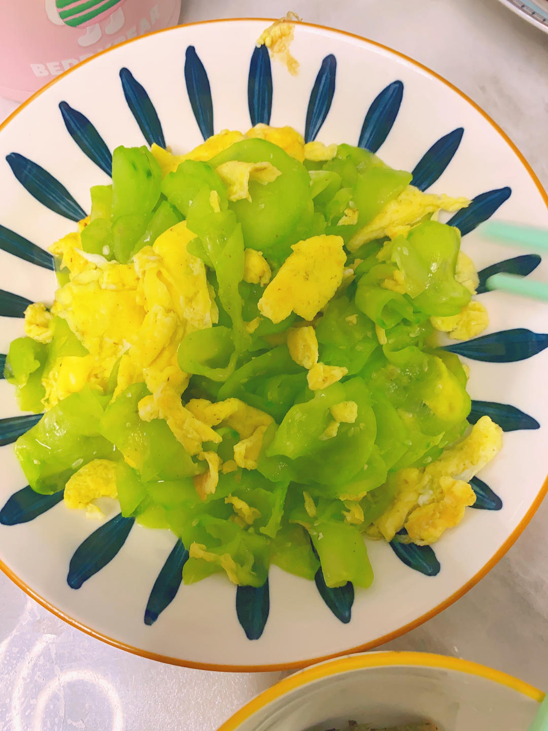 黄瓜炒鸡蛋 （青瓜炒鸡蛋）