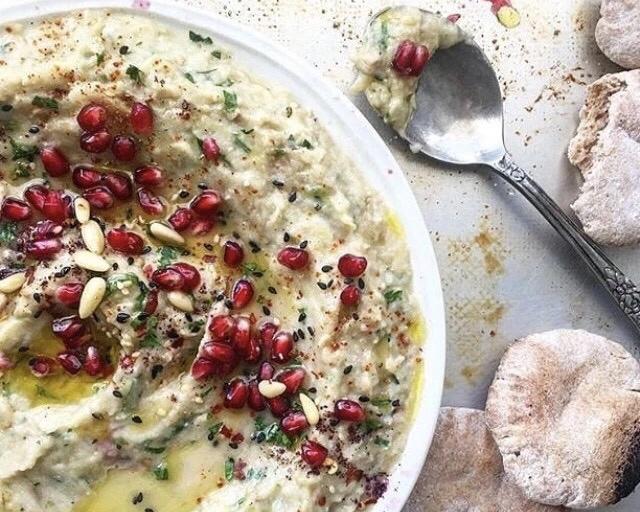 烟熏茄子泥沙拉Baba ghanoush