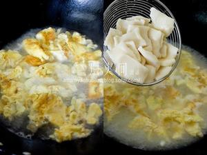 豌豆尖鸡蛋面片汤的做法 步骤6