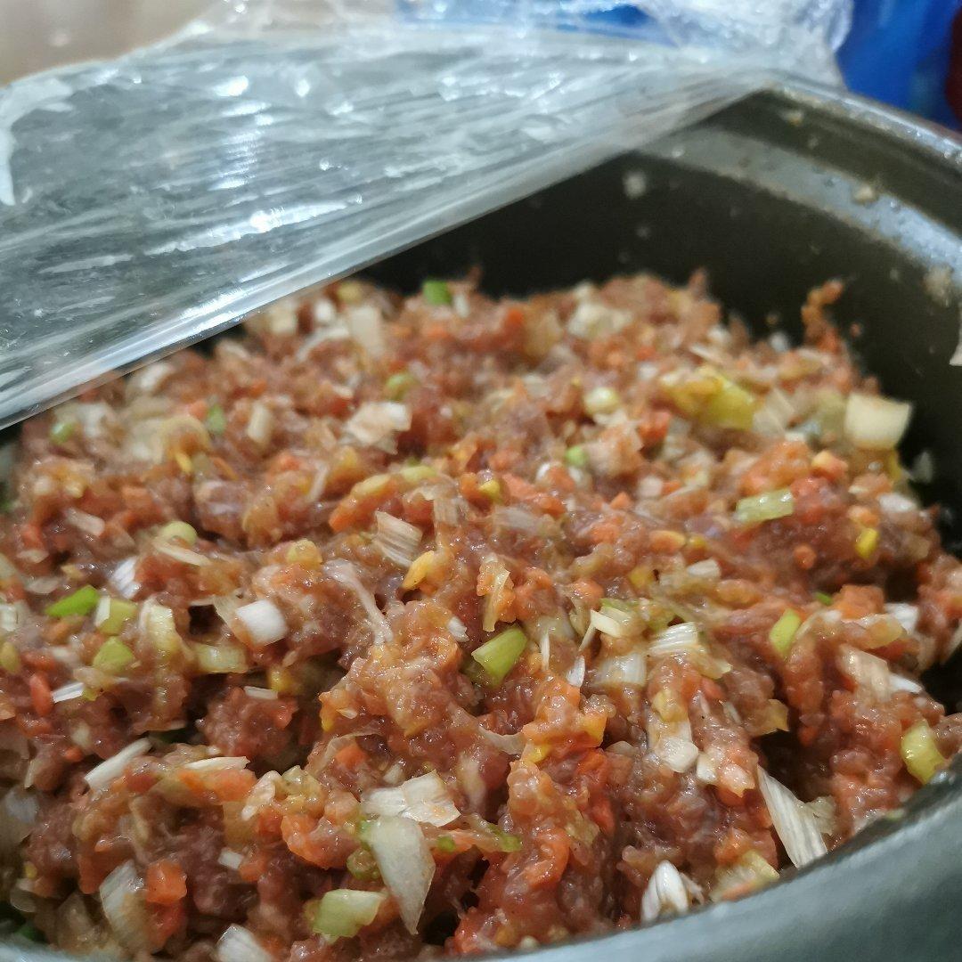 大葱牛肉饺子馅、包子馅