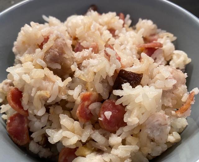 腊味芋头饭 简单易学还香到没朋友的做法