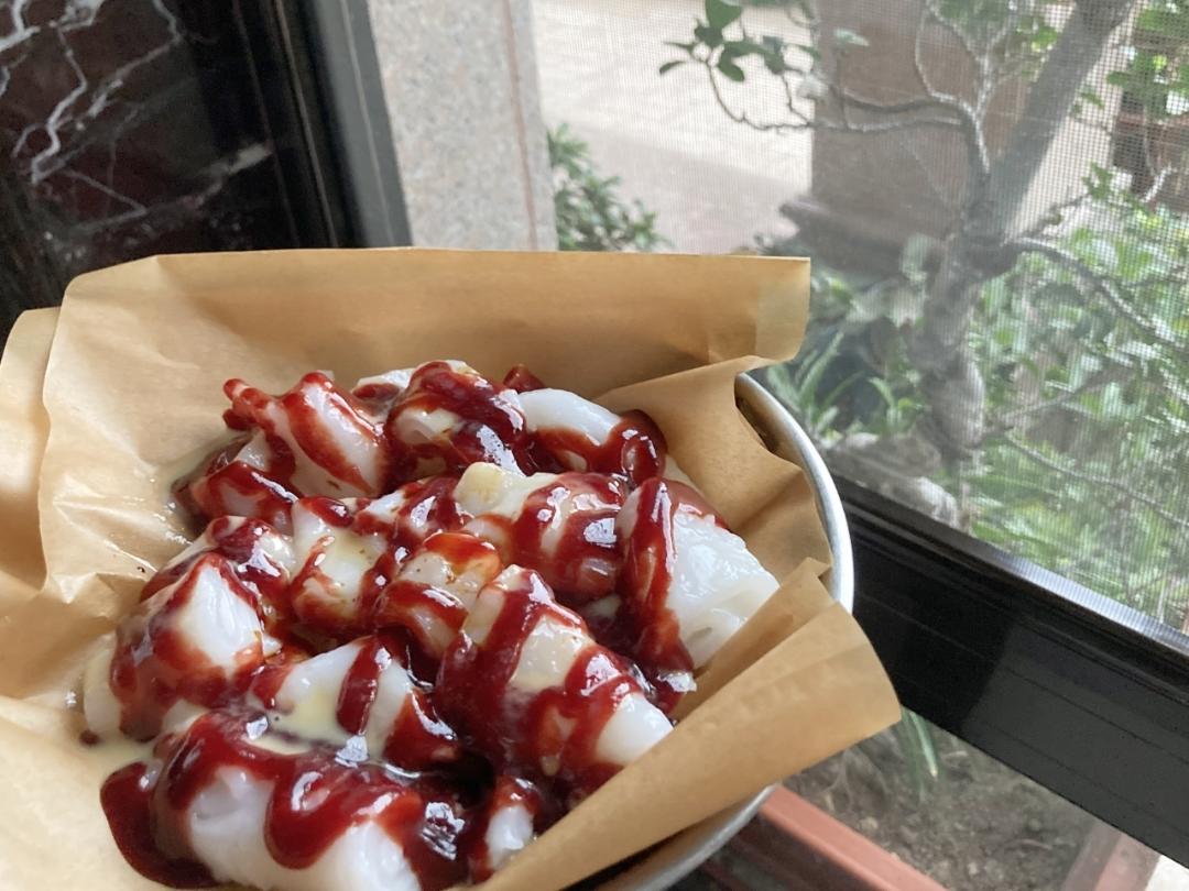 自制猪肠粉（附茶餐厅三色风味混酱详细教程）