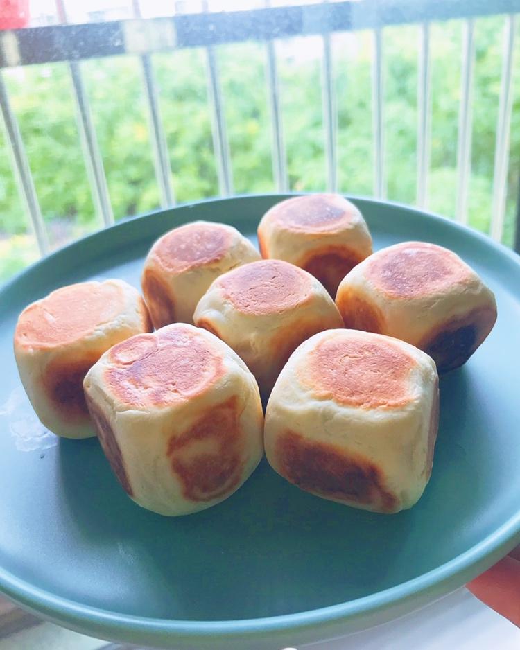 网红爆浆香芋紫薯仙豆糕，只需一口平底锅