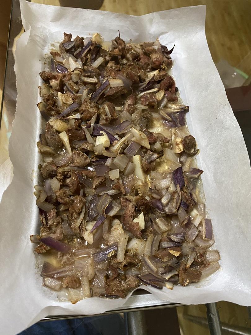 香烤鸡胗丨健康·三餐
