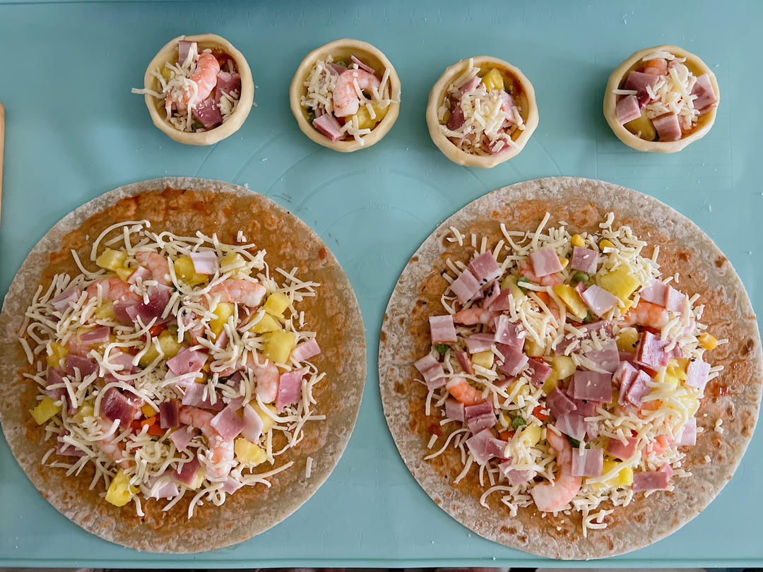 超满足满载夏威夷风海鲜披萨（8寸现成饼底）