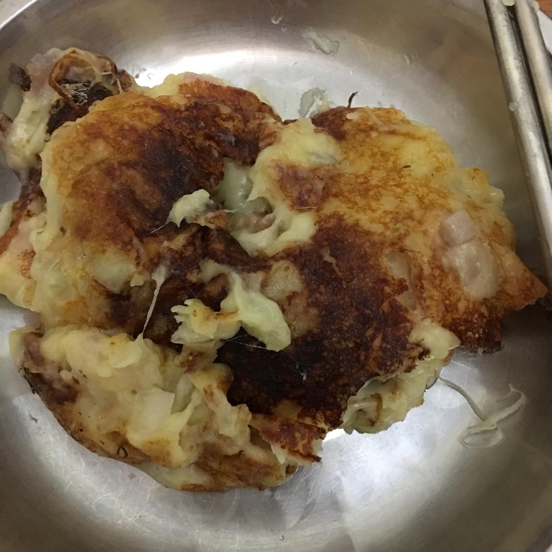 会拉丝的马苏里拉芝士土豆煎饼