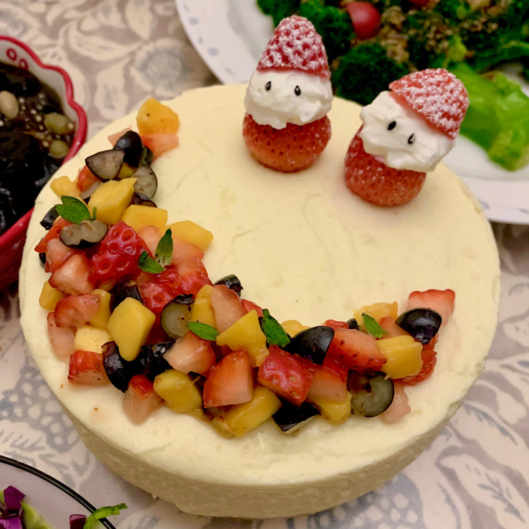 酸甜可口草莓🍓芝士慕斯(免烤)