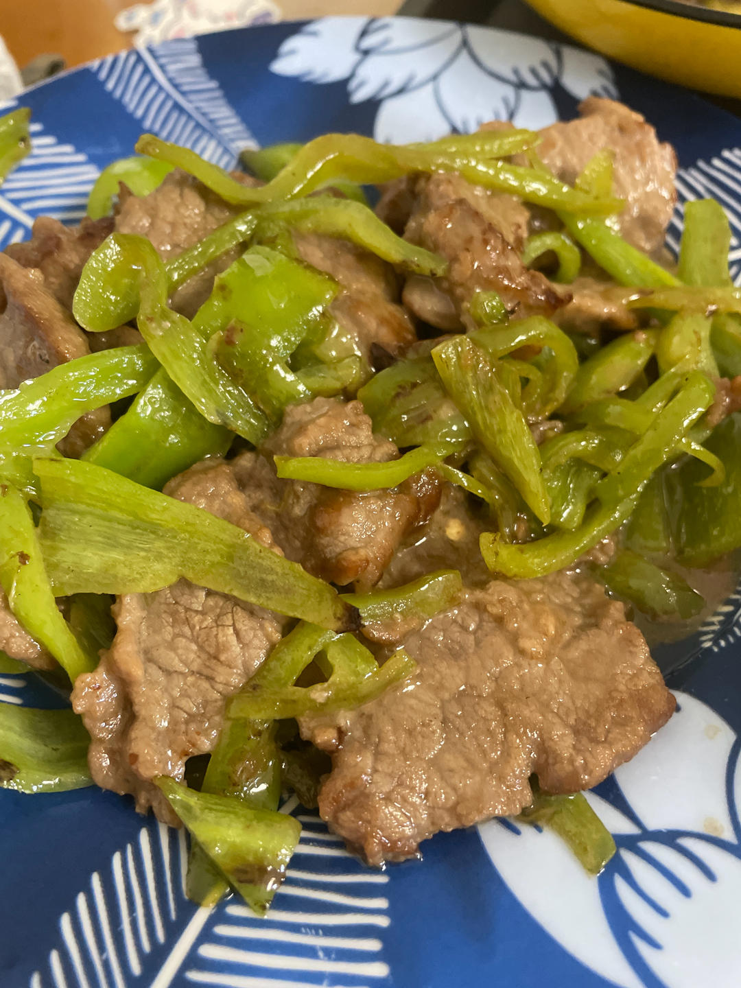 绝对不会炒老的尖椒牛柳