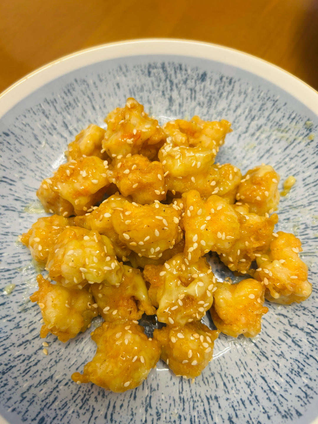 柏悦平替版芥末虾球