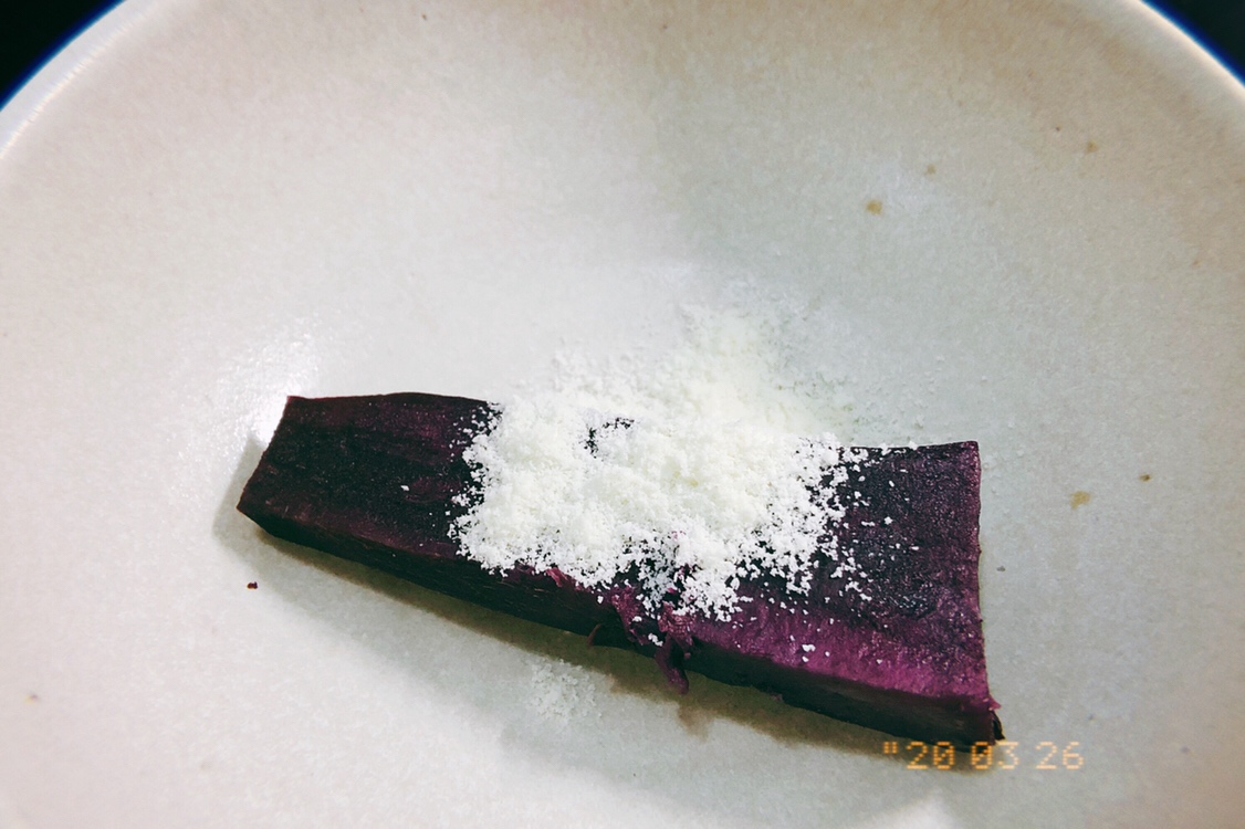 雪吻紫薯的做法 步骤1