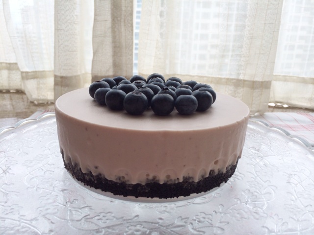 蓝莓冻芝士蛋糕