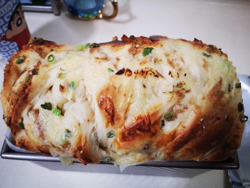 香葱肉松手撕吐司