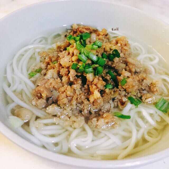 葱香肉沫面