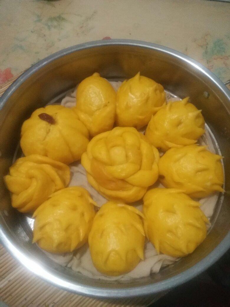南瓜刺猬小馒头