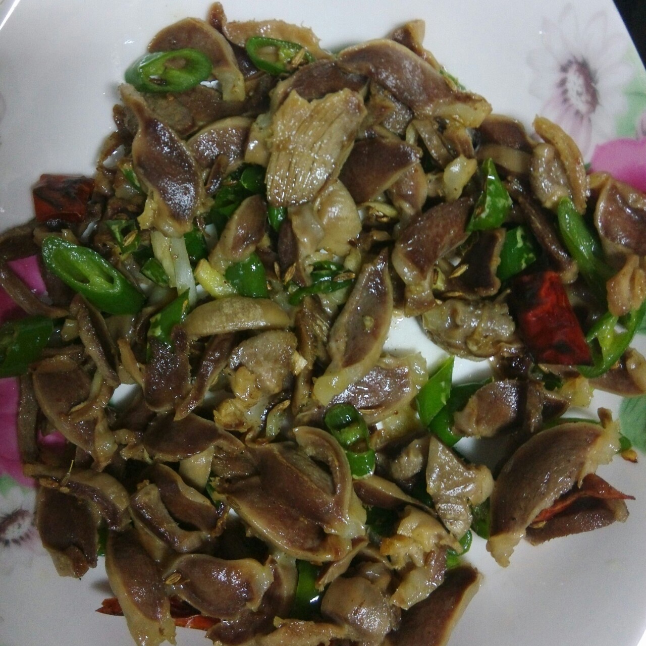 熟悉的陌生做的爆炒鸡胗