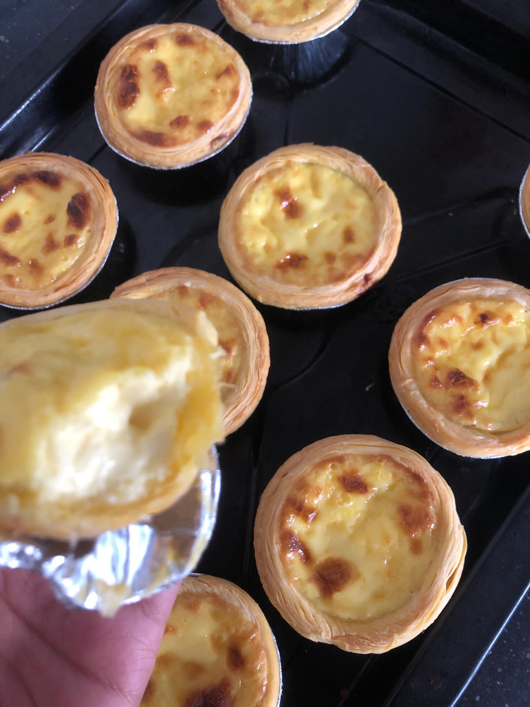 超嫩滑的葡式蛋挞(全蛋版)新手友好『秒杀KFC』