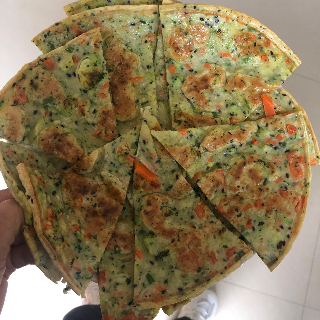 西兰花鸡蛋饼