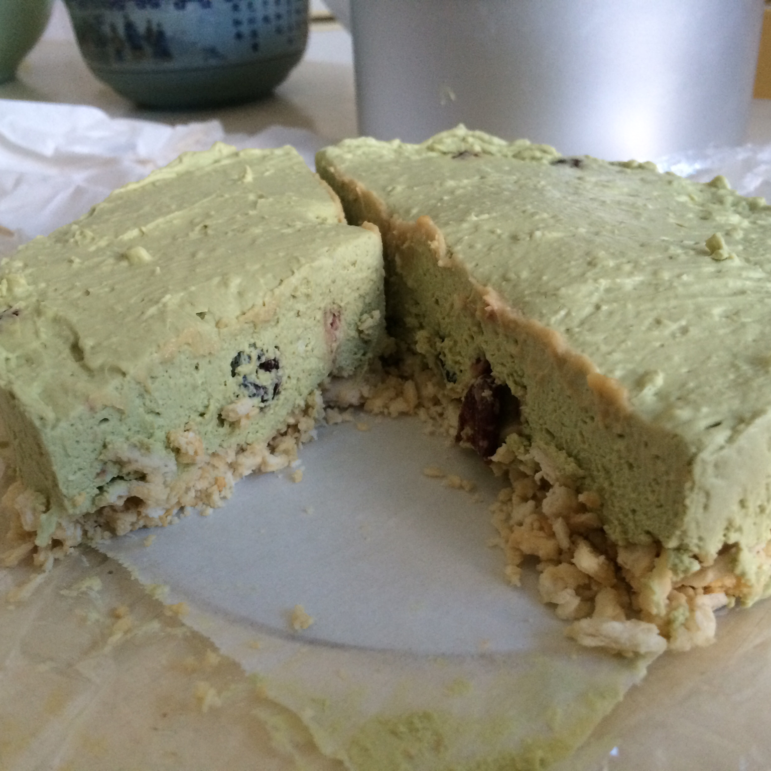 抹茶冻芝士蛋糕