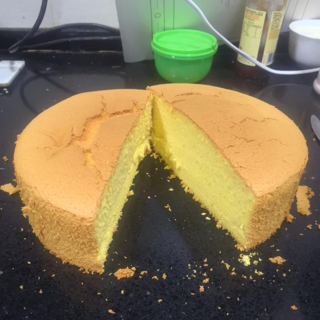 8寸戚风蛋糕（完美不开裂）