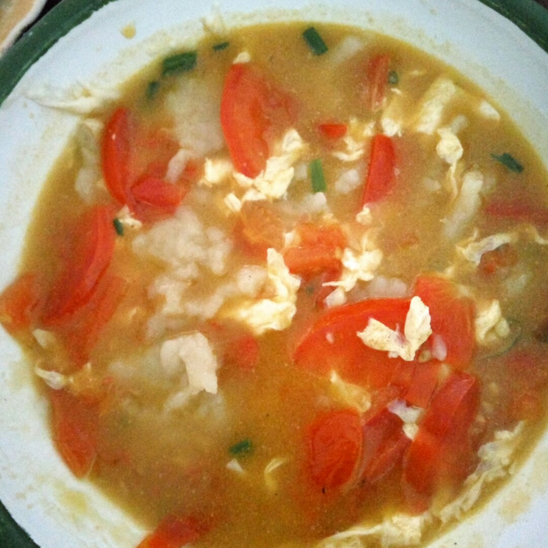 西红柿鸡蛋疙瘩汤