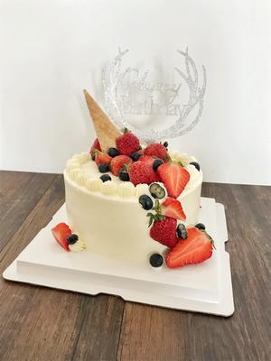 草莓装饰奶油蛋糕的做法 步骤6