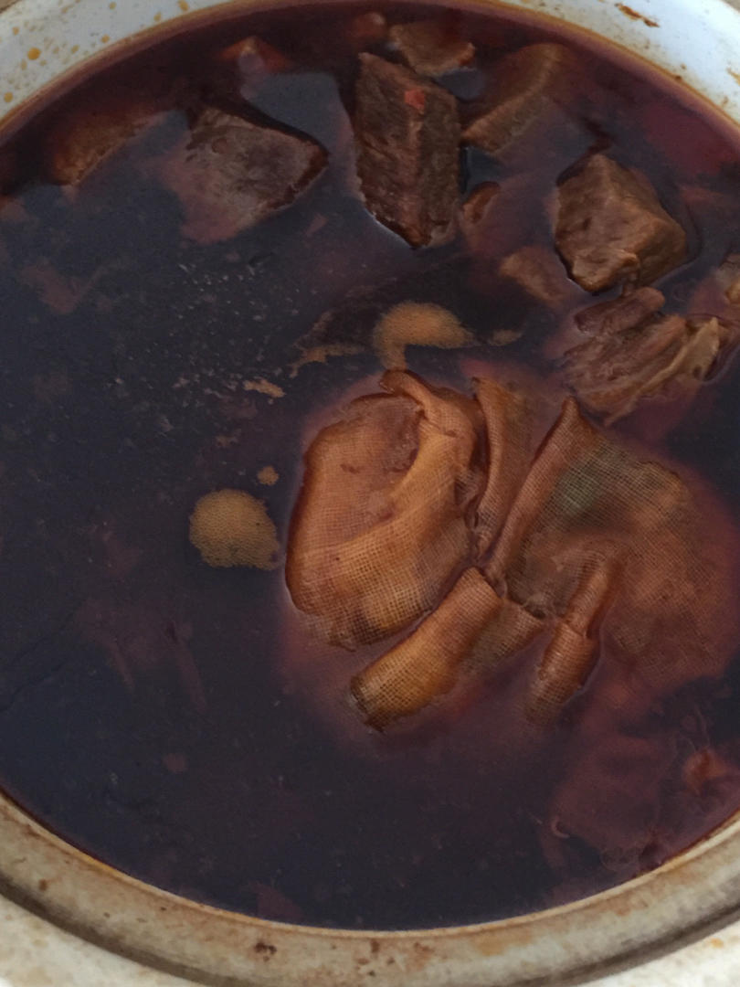 康师傅红烧牛肉面那个味的炖牛肉