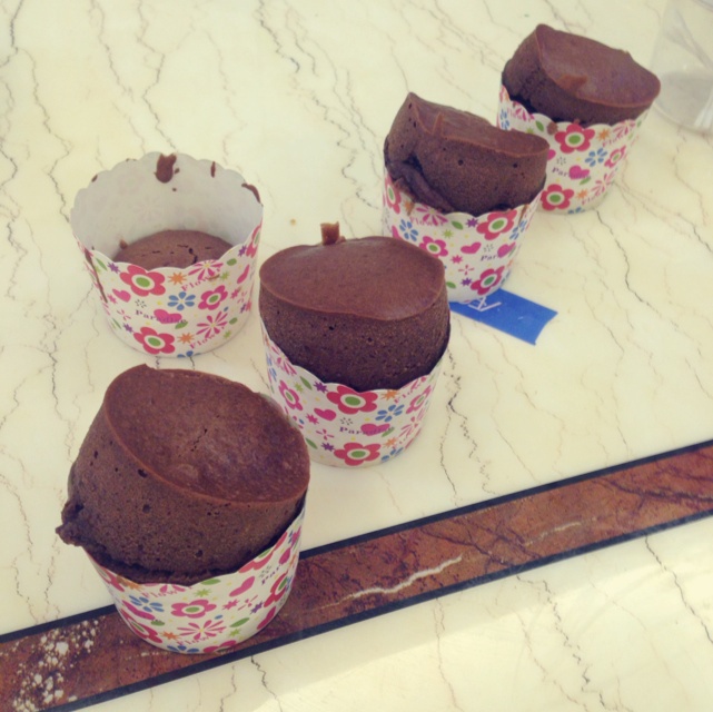 好吃不发胖系列-巧克力香蕉马芬。零巧克力低脂肪。