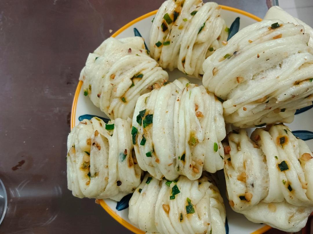 花生葱花卷的做法