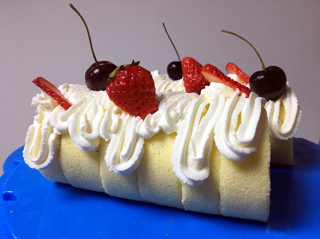 烫面戚风蛋糕卷，平凡，不平淡。