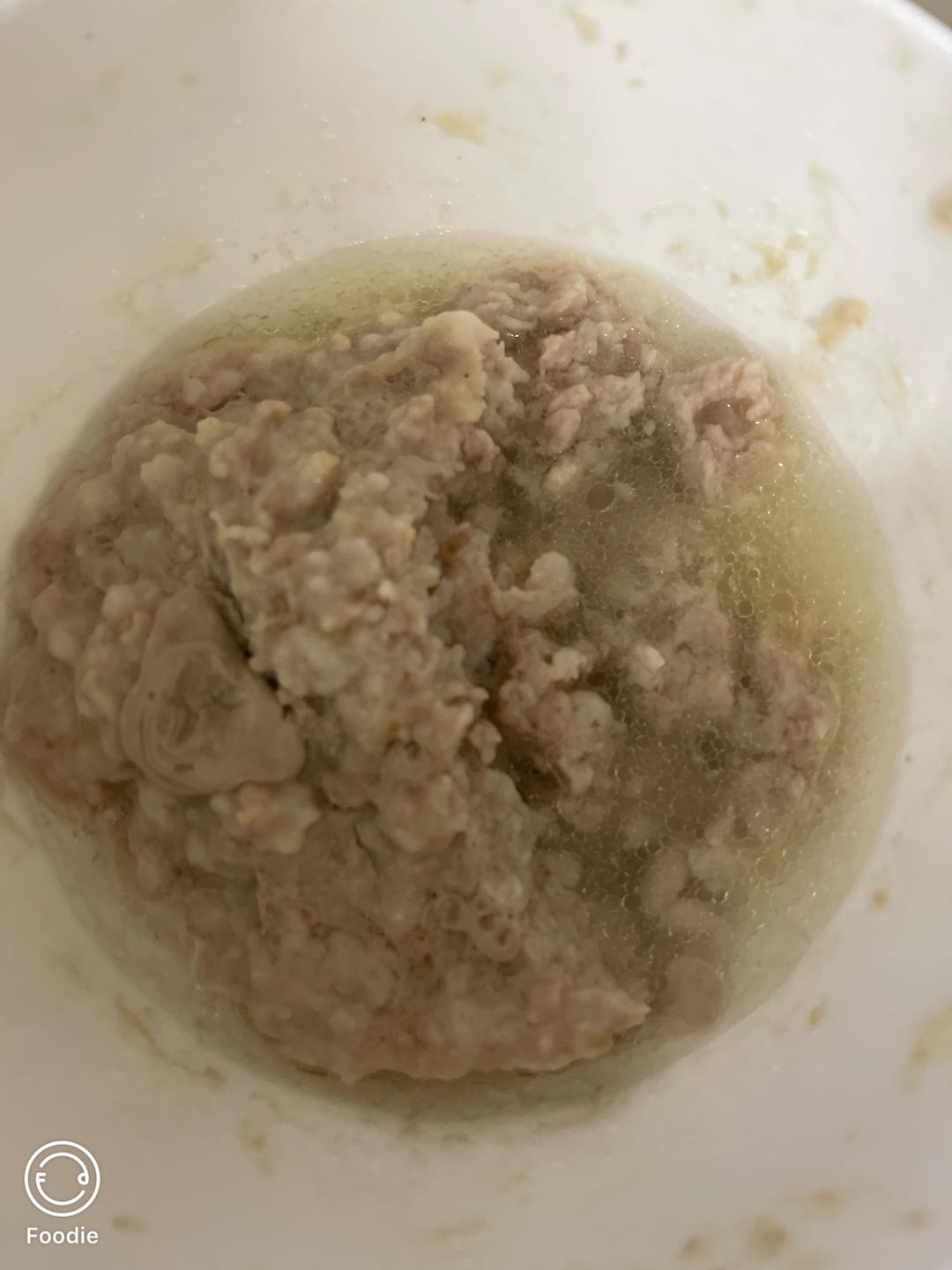 爸爸版👨🏻肉饼汤—赣南口味不加葱、姜、酱油等额外酱料，只要肉粉油盐！简单易学好吃，孩子👶🏻自己都能做的美味（用刀有些危险🔪）