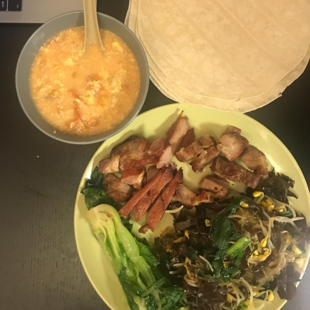 西红柿鸡蛋疙瘩汤