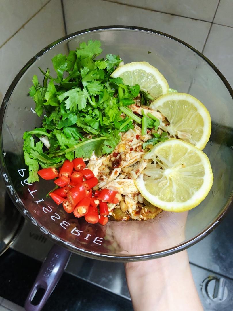 ✅ 第6道快手低脂菜✨清爽美味的柠檬鸡丝🍋鸡胸肉满分吃法💯