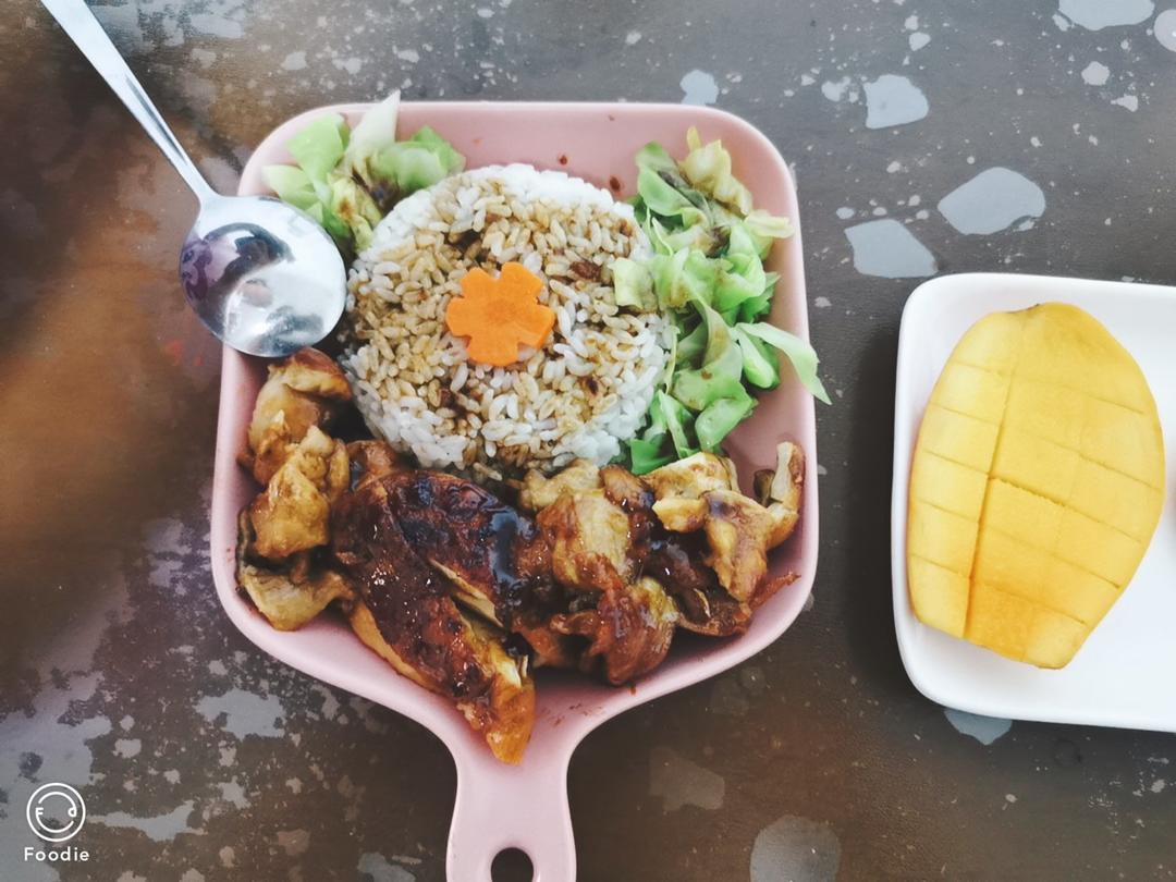 照烧鸡腿饭