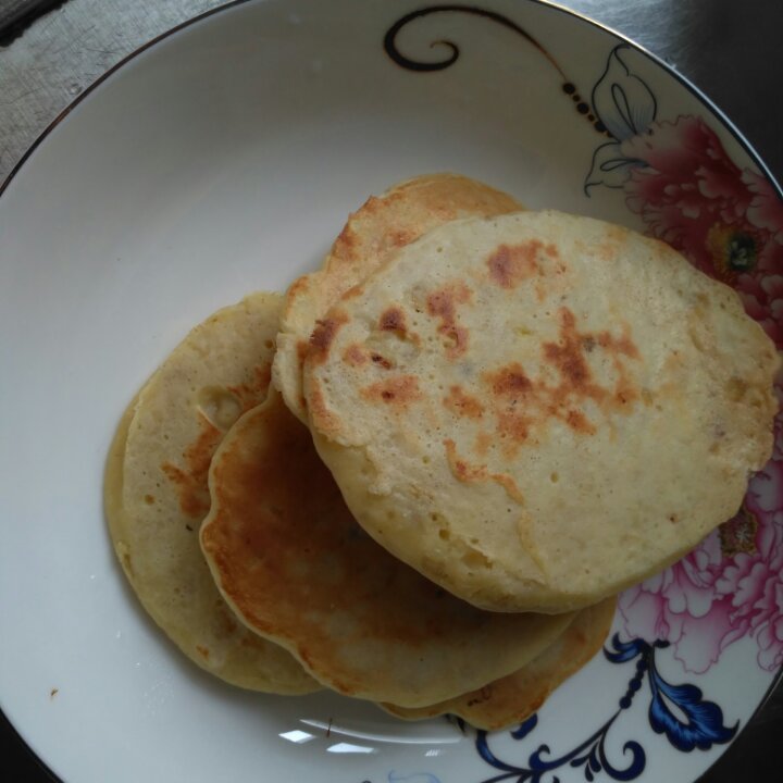 【减脂早餐】无油香蕉松饼（超简单）