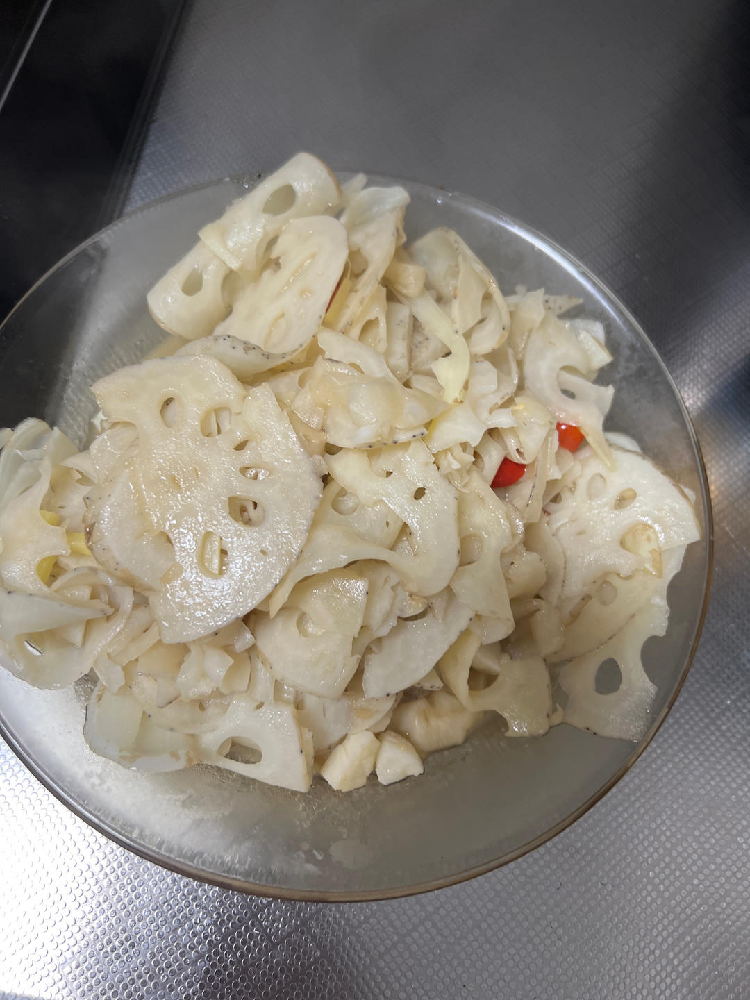 家常素食清炒莲藕片