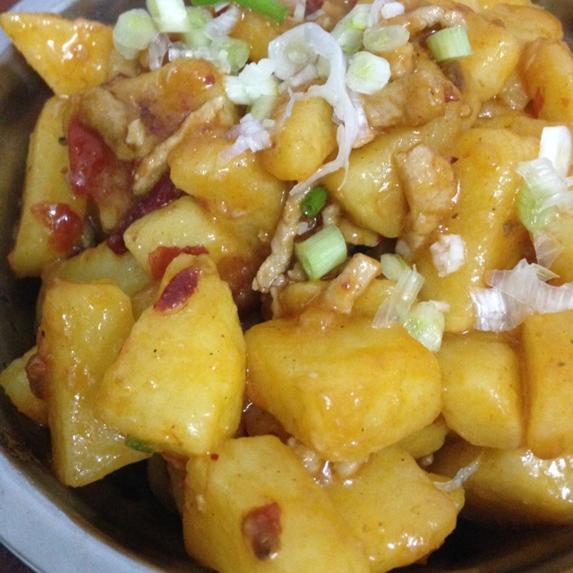 土豆肉末