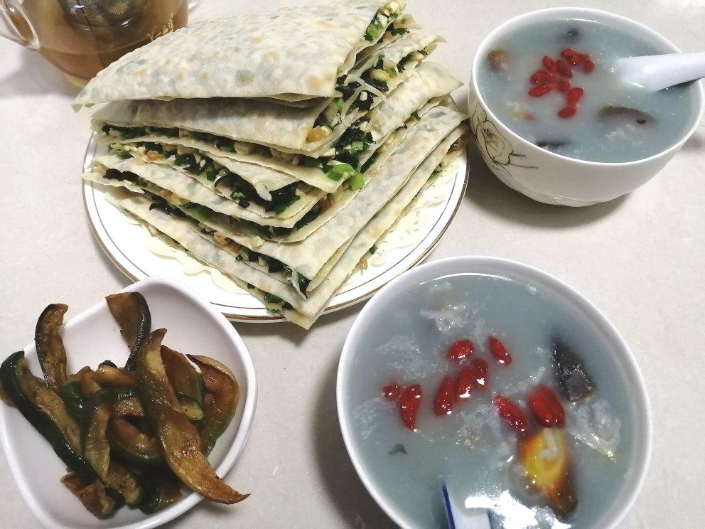 韭菜鸡蛋馅饼