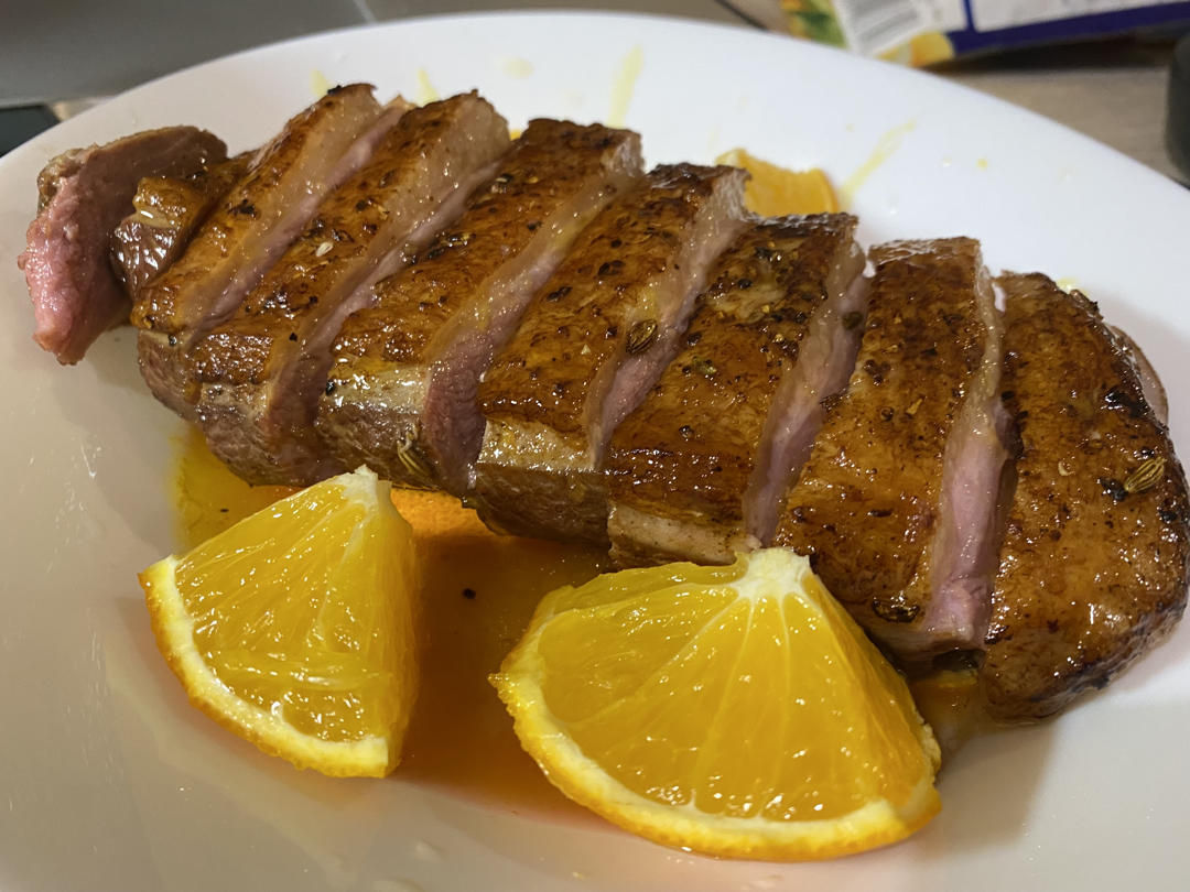香橙煎鸭胸肉