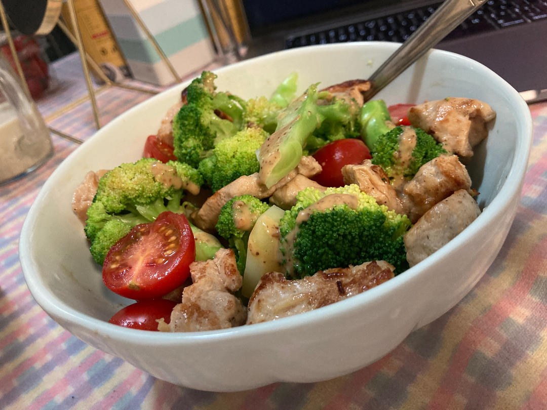 低卡饱腹❗️鸡肉土豆沙拉