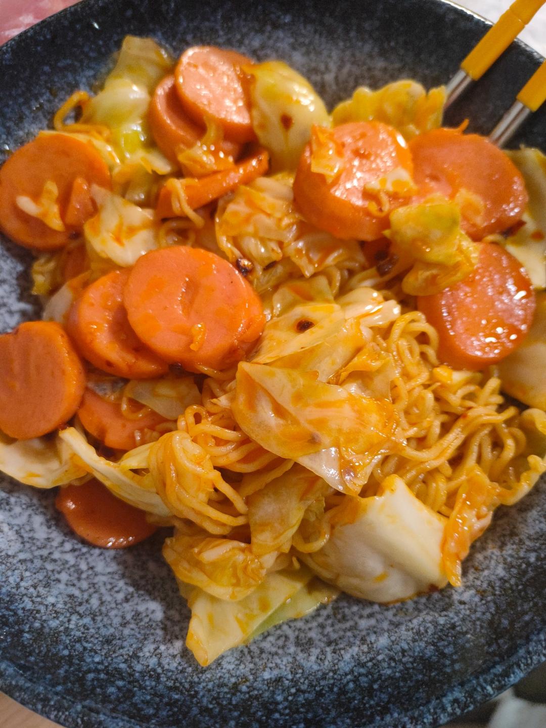 秒杀路边摊✨好吃到没朋友‼️懒人炒方便面🍜