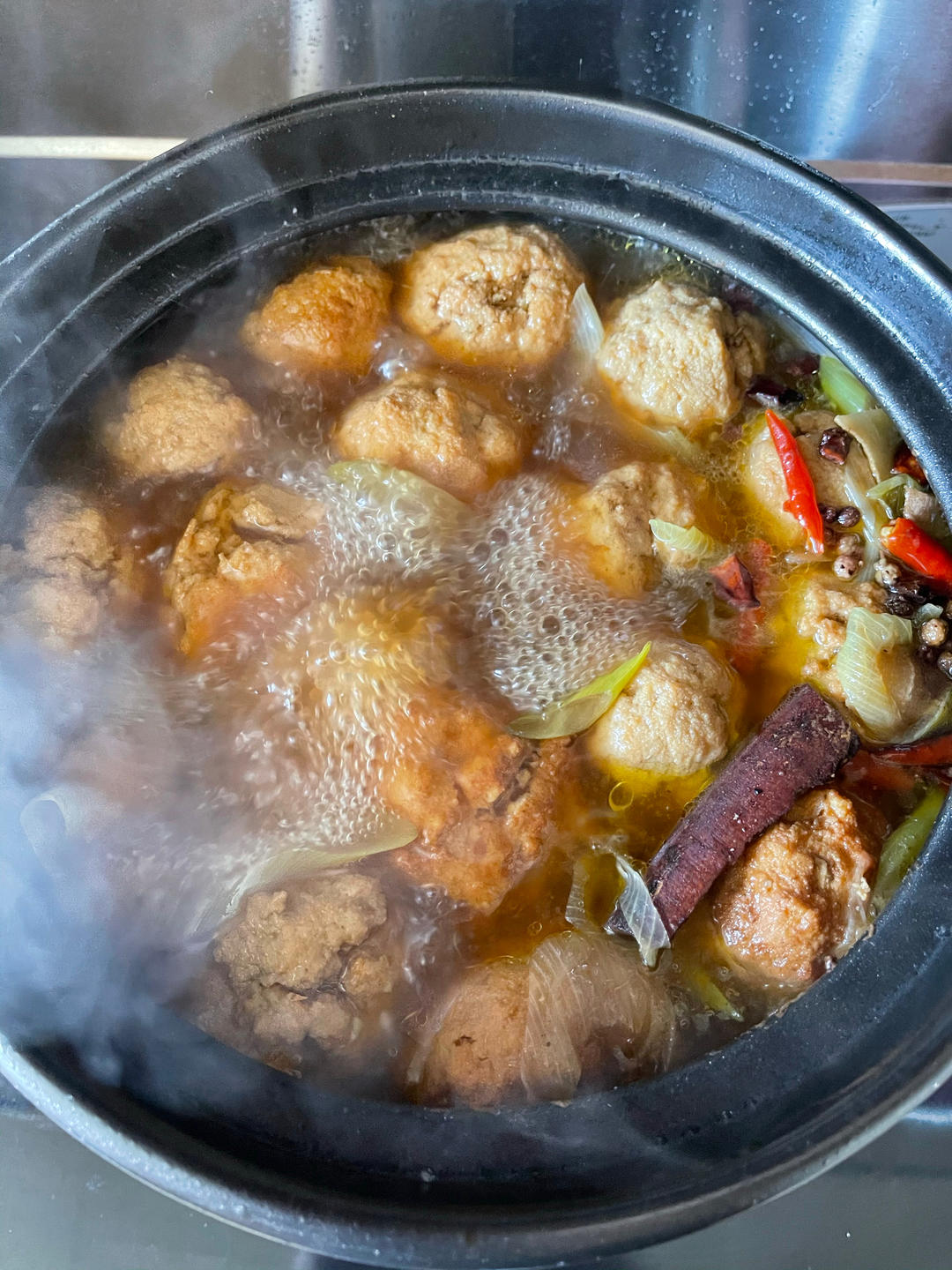 红肉青菜福气配搭-福禄寿禧四喜丸子