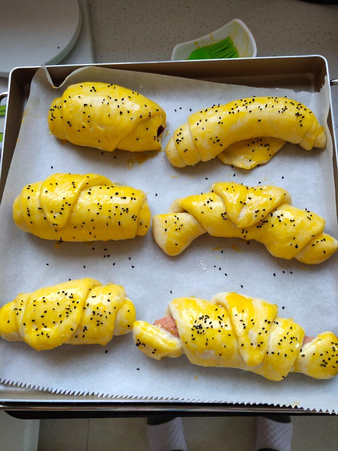 纯手工揉面牛角面包——适合新手