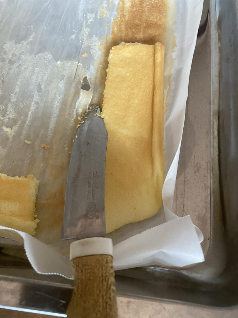 戚风蛋糕胚3蛋基础，六寸戚风蛋糕卷蛋糕盒子胚