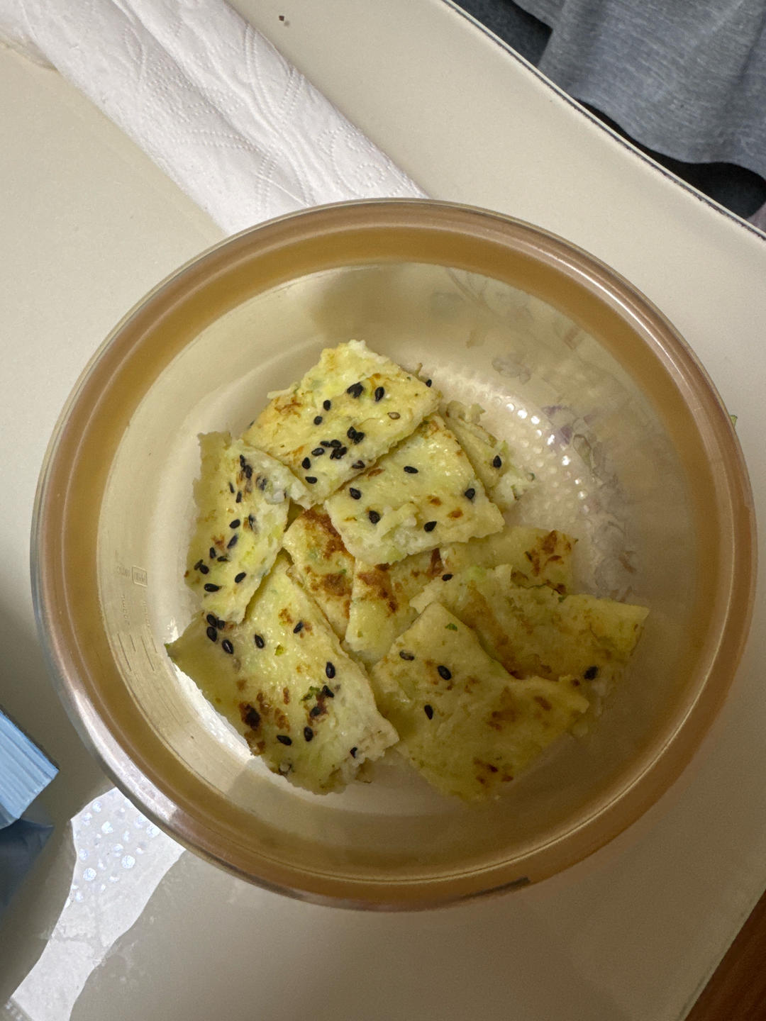 让宝宝爱上吃菜 摊西葫芦软饼（一岁以上婴幼儿辅食）西葫芦黑芝麻鸡蛋饼 煎鸡蛋面糊饼子