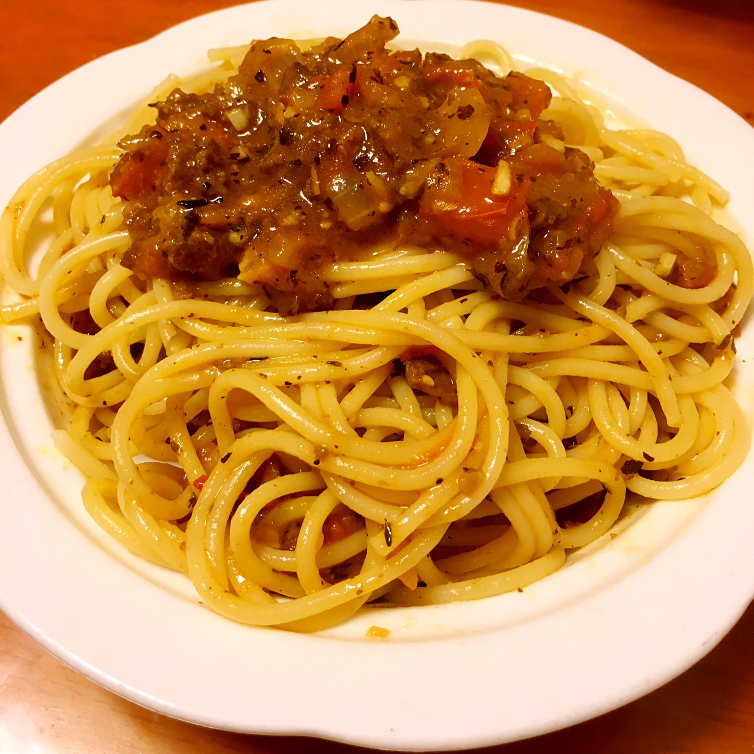 番茄肉酱意大利面